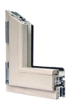 Window profile sistems Stock-Fotos