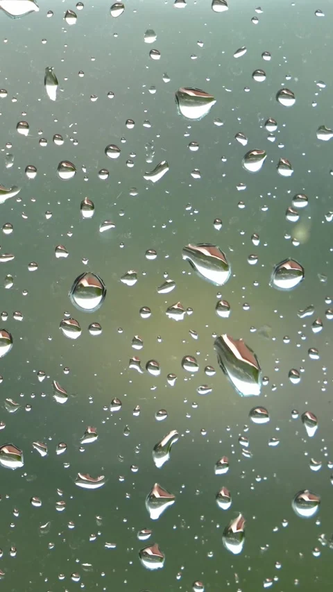Window rain drops Stock Footage 288125003