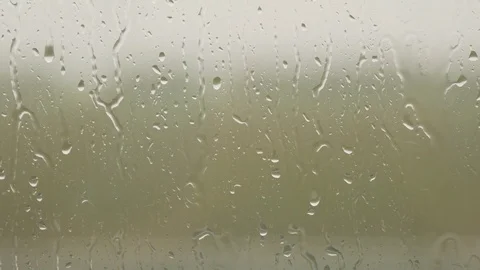Window in rain Video stock 80531717