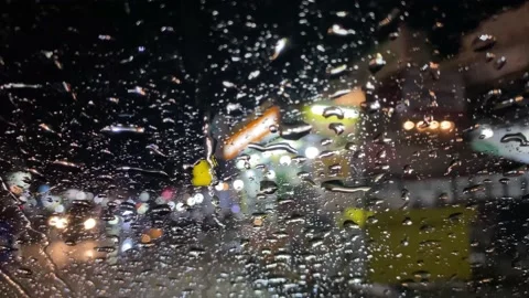 Window rain Stock Footage 234200116