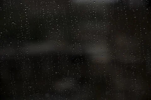 Window with raindrops during rain 15 Stock Photos