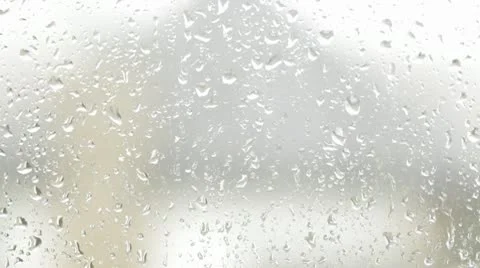 Window raindrops Video stock 10768552