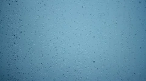 Window Raindrops Stock Footage 12659520