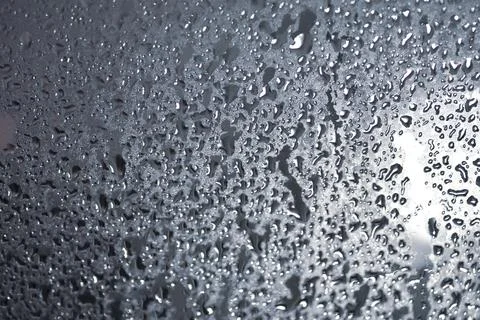 A window with raindrops on it 스톡 사진