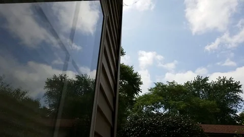 Window reflection #2 Stock Footage 94493953