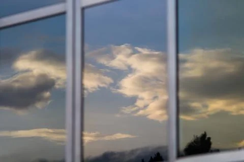 Window reflection Stock Photos