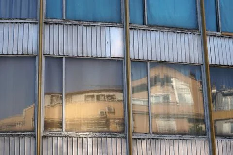 Window reflection 스톡 사진