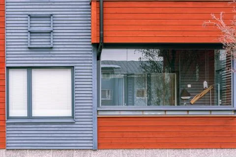 Window with reflection. Stock Photos