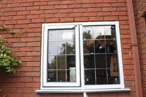 Window replacement Stock Photos