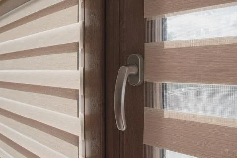 Window roller, duo system day and night Stock Photos