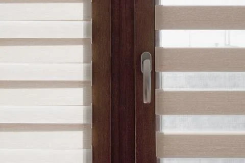 Window roller, duo system day and night Stock Photos