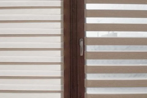 Window roller, duo system day and night Stock Photos