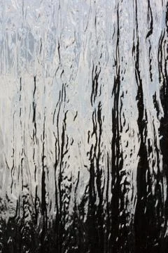 Window rough glass lines abstract macro background fine modern art high quali Ilustración de archivo