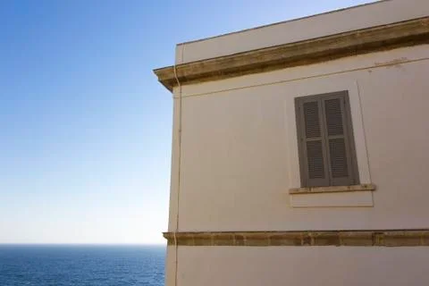 Window on the sea Stock Photos