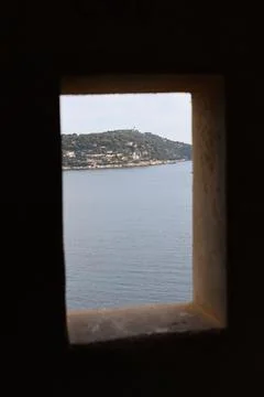 Window in the sea Stock Photos