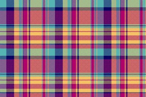 Window seamless pattern fabric, checks vector check textile. Underwear text.. Stock Illustration