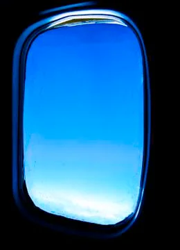 Window Seat View Foto stock