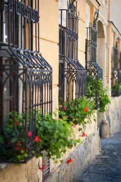 Window security bars Stock Photos