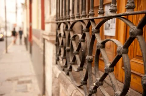 Window Security Design Stock Photos