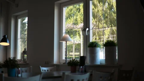 A window as seen from inside Stock Footage 108462894
