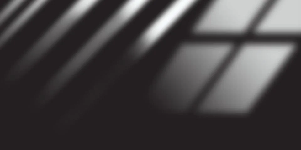 Window shadow drop on white wall background Illustrazione stock