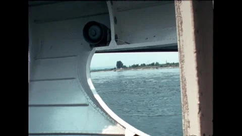 Window of a ship Video stock 267955736