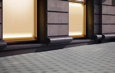 Window of shop Stock Photos