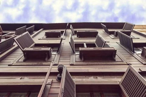 Window shutters Foto stock