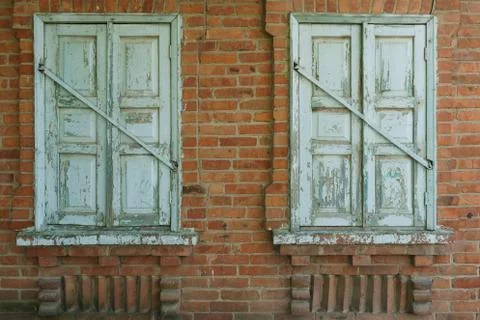 Window shutters Stock Photos
