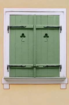 Window shutters Stock Photos