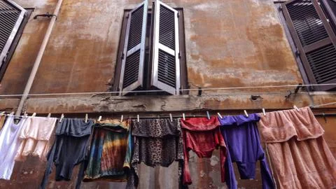 Window with shutters Stock Photos