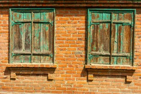Window shutters Stock Photos