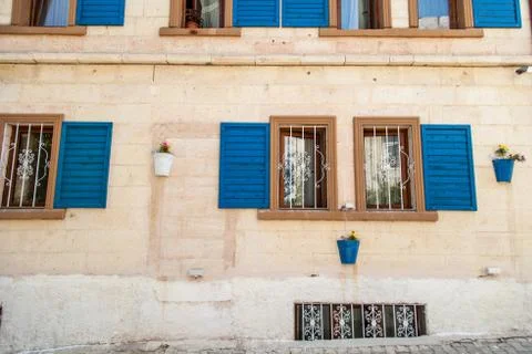 Window with shutters Stock Photos