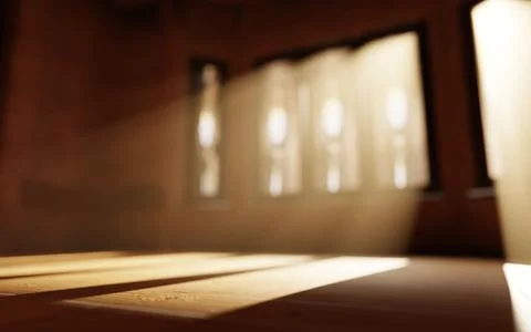 Window sunlight ray backgorund Ilustración de archivo