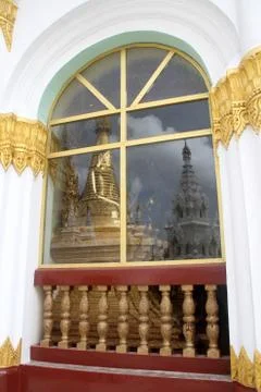 Window of temple Stock Photos
