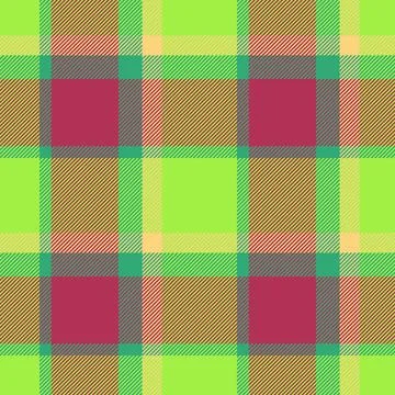 Window texture textile check, editable fabric vector seamless. Cozy tartan .. Stock Illustration