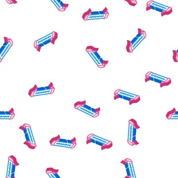 Window thermometer isometric icon seamless pattern color Stock Illustration
