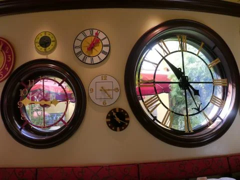 Window through time Foto stock