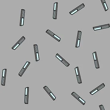 Window top view vector seamless pattern Illustrazione stock