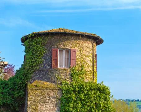 Window in the tower Stock Photos