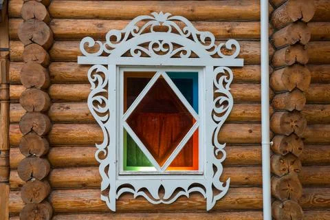 Window in the tower Stock Photos