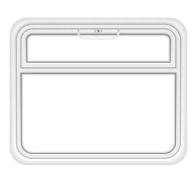 Window in the train compartment illustration Stock Illustration