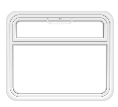 Window in the train compartment vector illustration Illustrazione stock