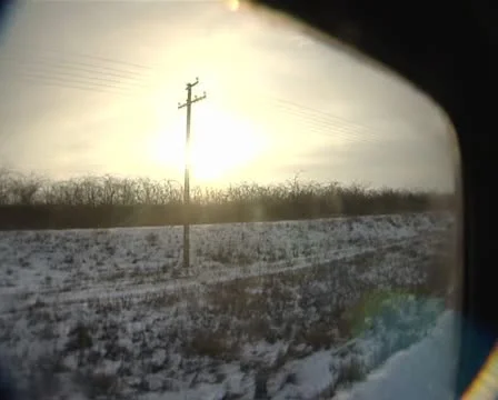 Window in the train Видео 10799139