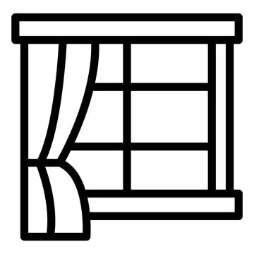 Window Vector Icon Design Illustration Illustrazione stock