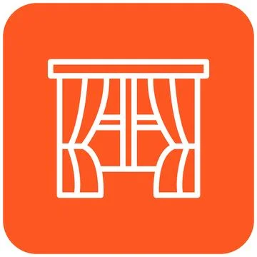 Window Vector Icon Design Illustration Stock Illustration