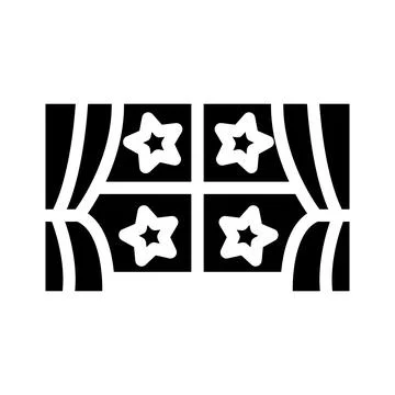 Window Vector Icon Design Illustration Stock Illustration