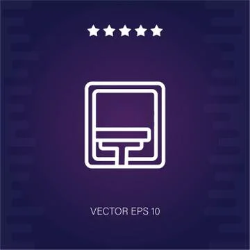 Window vector icon Stock Illustration