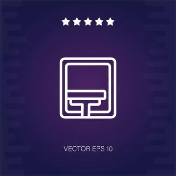 Window vector icon Ilustración de archivo