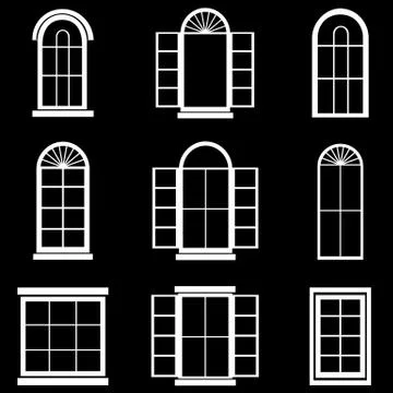 Window vector Stock Illustration